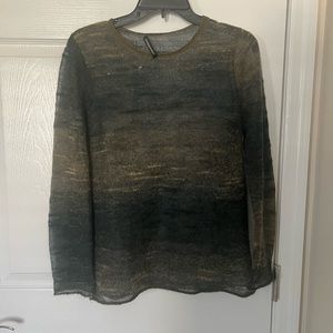 Barbara who mesh sweater sz S